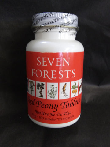 SEVEN FOREST RED PEONY TABLETS 100