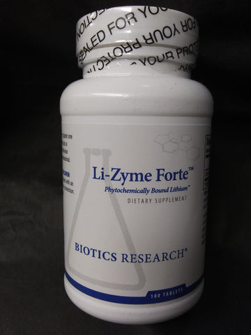 BIOTICS RESEARCH LI ZYME FORTE 100 TABS