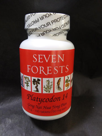 SEVEN FOREST PLATYCODON 14 TABLETS 100