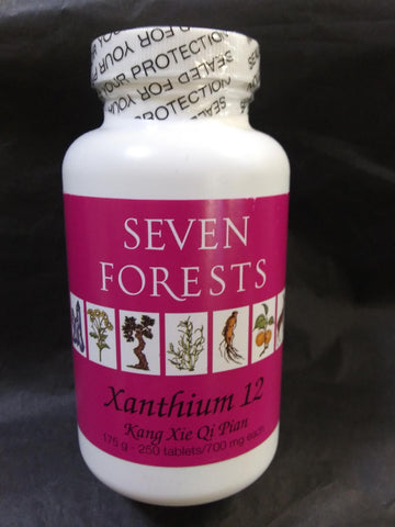 SEVEN FOREST XANTHIUM 12 TABLETS 250