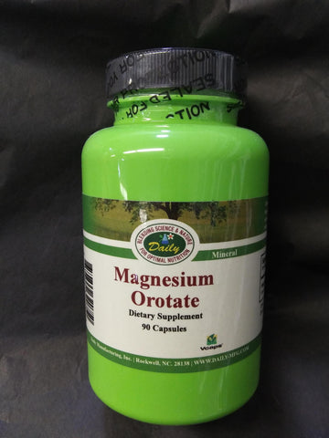 Magnesium Oratate 50 mg 90 caps Daily Manufacturing