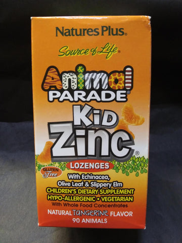 Nature's Plus ANIMAL PARADE KID ZINC 90 LOZ