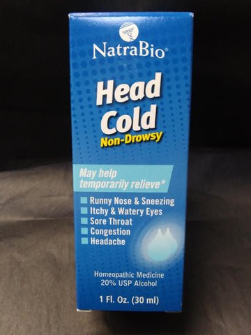 NATRABIO HEAD COLD 1OZ SPRAY