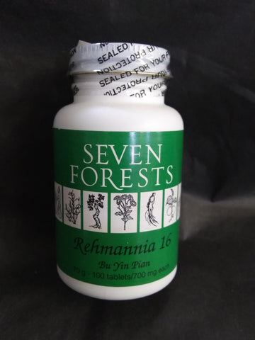 SEVEN FOREST REHMANNIA 16 TABLETS 100