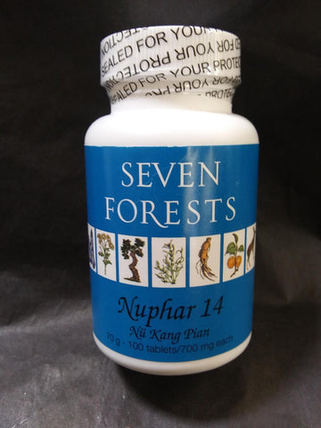 SEVEN FOREST NUPHAR 14 TABLETS 100