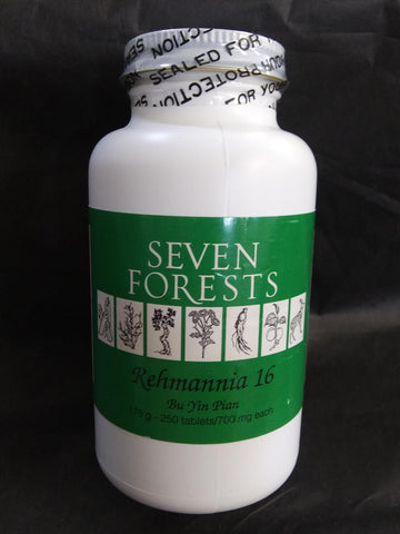 SEVEN FOREST REHMANNIA 16 TABLETS 250