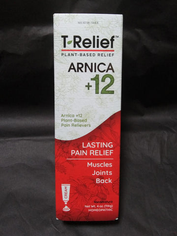 T Relief Pain Relief Cream 4 oz ARNICA +12