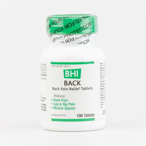 BHI Back 100 Tablets