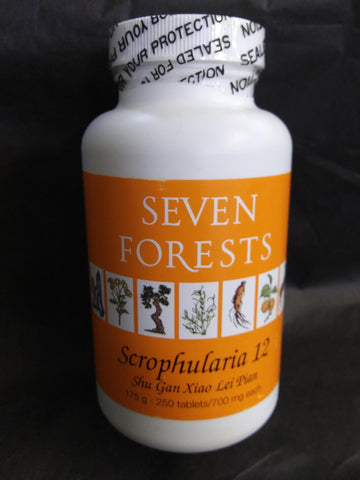 SEVEN FOREST SCROPHULARIA 12  TABLETS 250