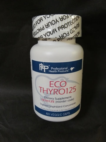 PROFESSIONAL HEALTH PRODUCTS ECO THYRO 125 CAPS 60