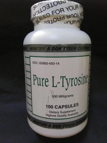 MONTIFF PURE L-TYROSINE 500MG  100CAPS