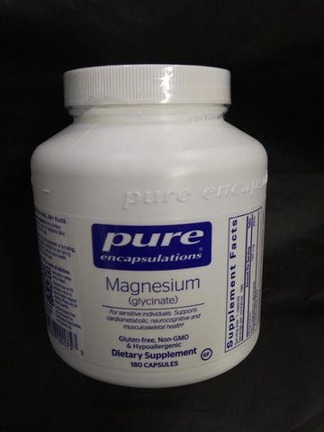 PURE ENCAPSULATION MAGNESIUM GLYCINATE 180 CAPS