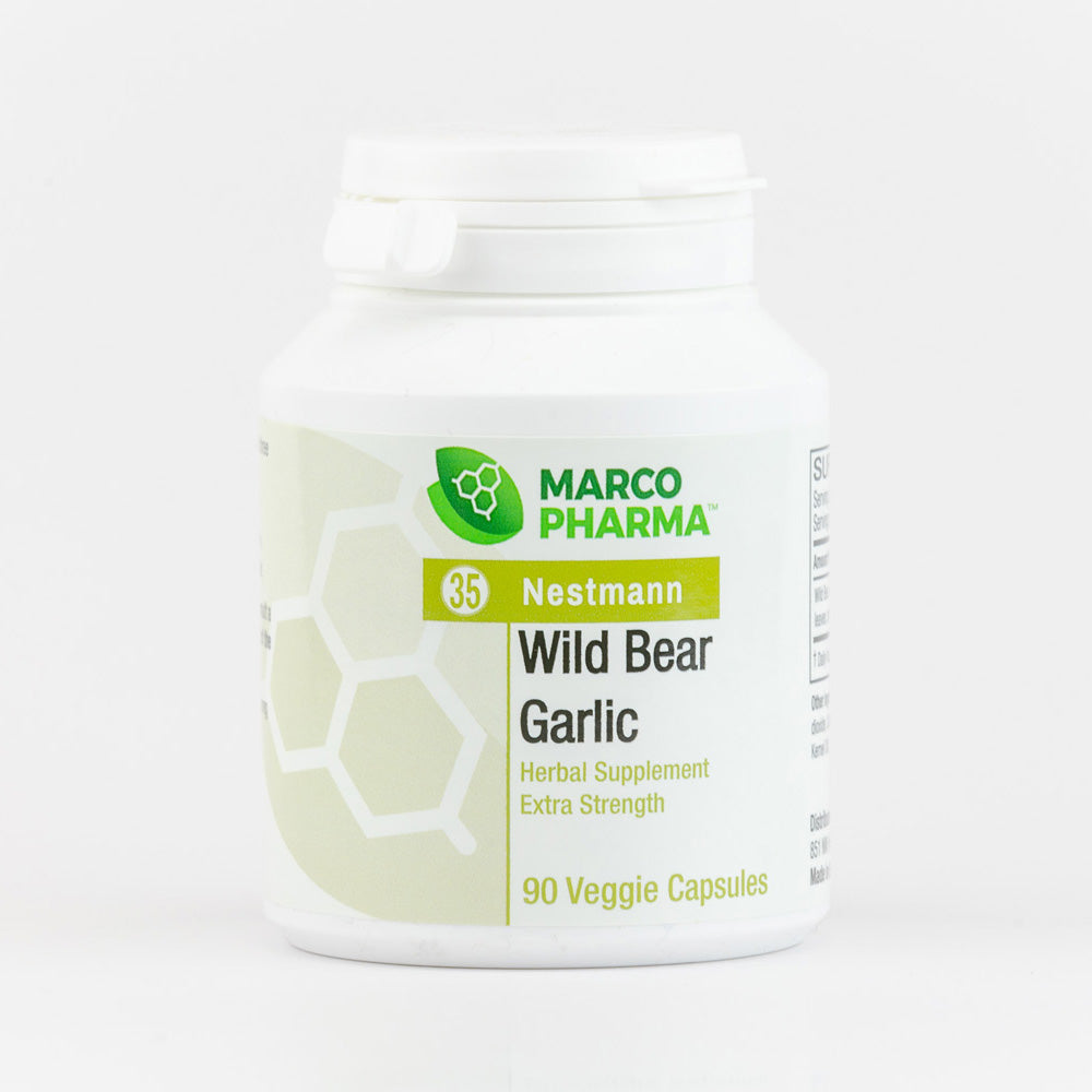 MARCO PHARMA INTERNATIONAL WILD BEAR GARLIC 90 CAPSULES