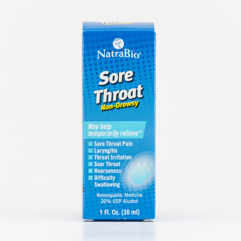 NatraBio Sore Throat Spray 1oz