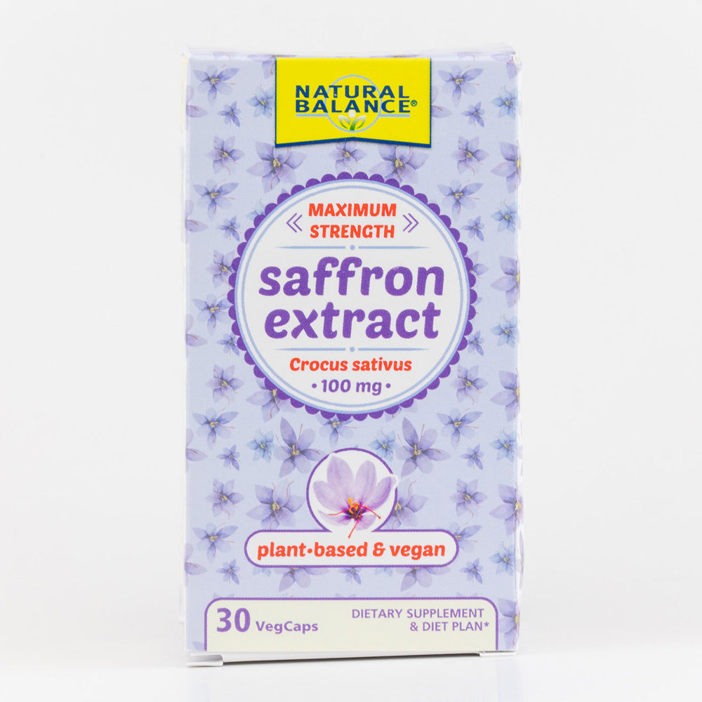 Natural Balance Saffron Extract 30ct 100mg