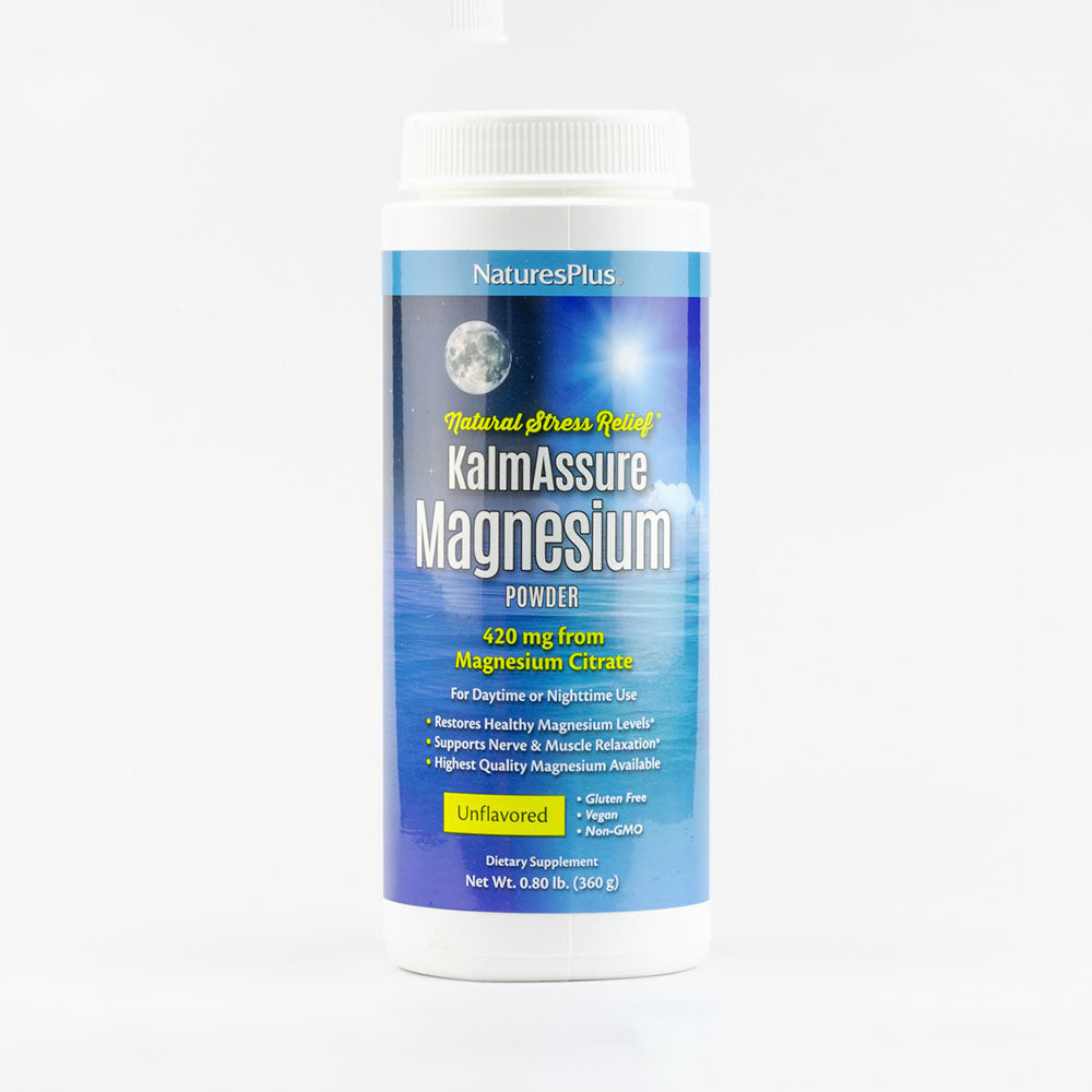 Nature's Plus Kalmassure Unflavored Magnesium Powder 400mg .80 lbs