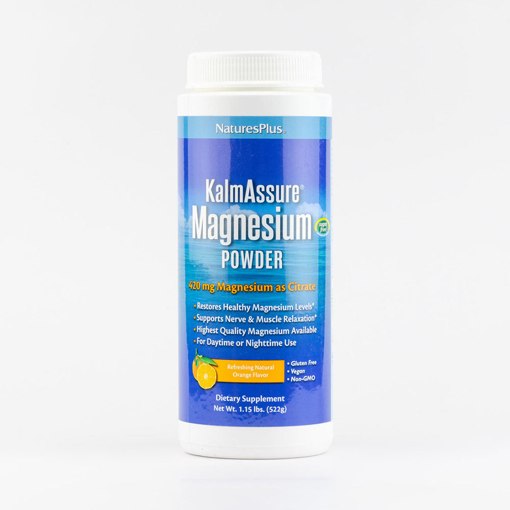 NaturesPlus Kalmassure Orange Flavor Magnesium Powder