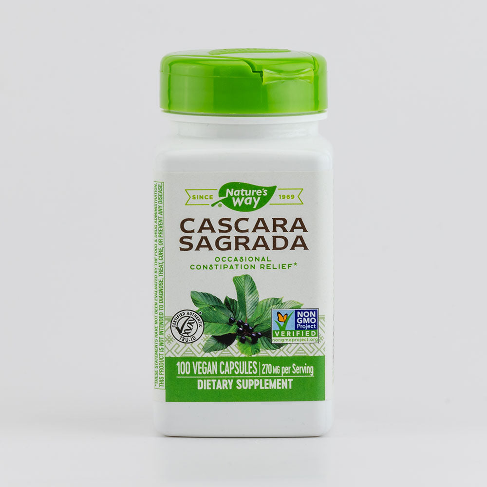 Nature's Way Cascara Sagrada 270mg 100 Veg. Caps.