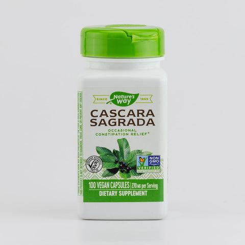 Nature's Way Cascara Sagrada 270mg 100 Veg. Caps.