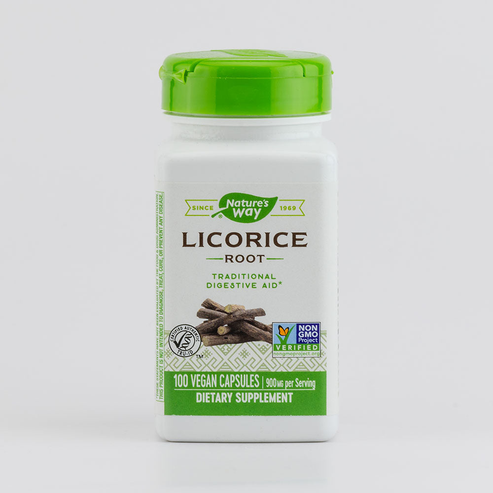 Nature's Way Licorice Root 500mg 100 Veg. Caps