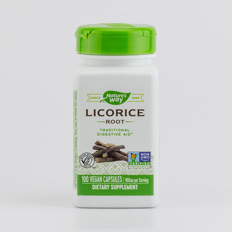 Nature's Way Licorice Root 500mg 100 Veg. Caps