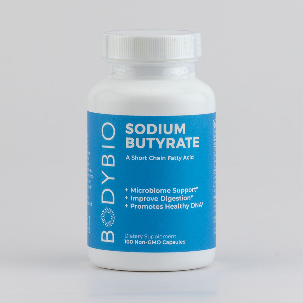 BodyBio Sodium Butyrate 100 Caps