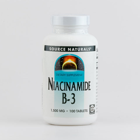 Source Naturals Niacinamide B-3 1500mg 100 Tabs