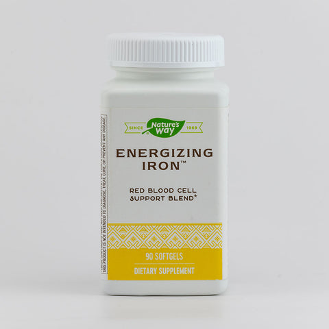 NATURES WAY THERAPY ENERGIZING IRON 90GELS