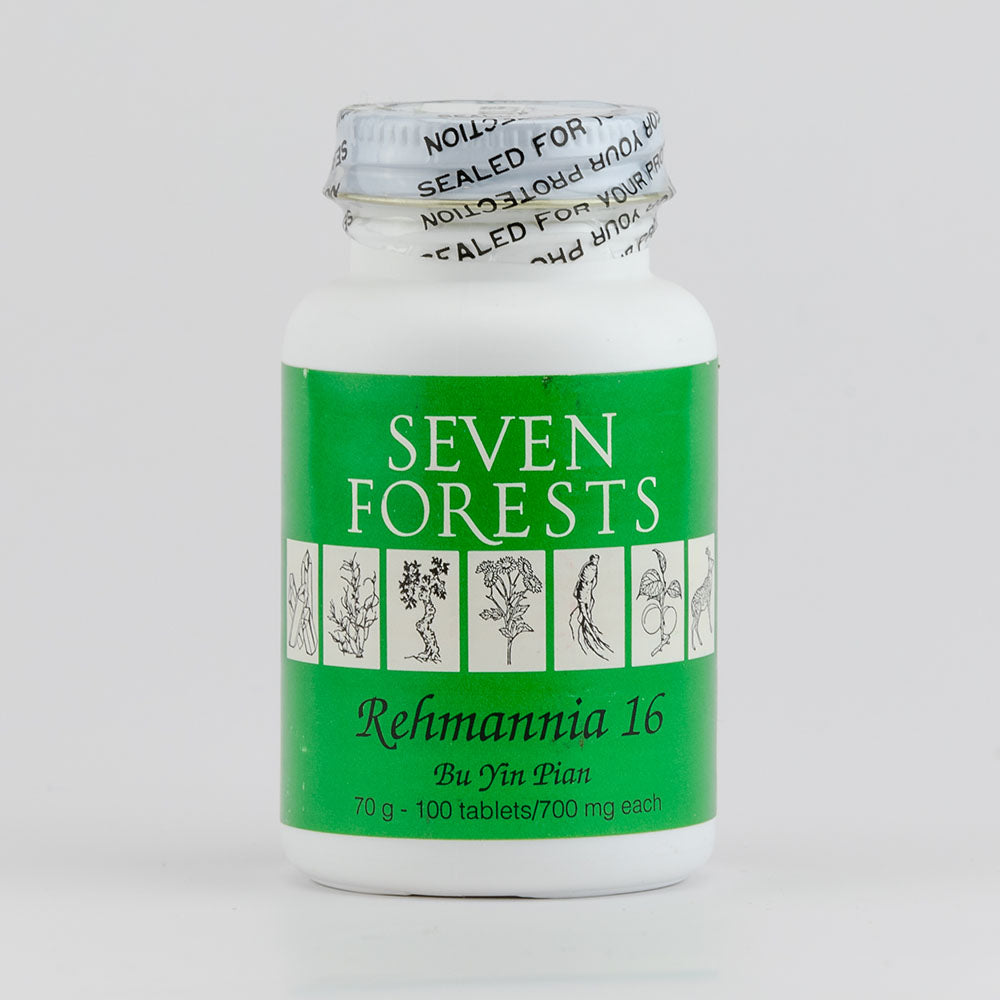 Seven Forests Rehmannia 16 700mg 100 Tabs