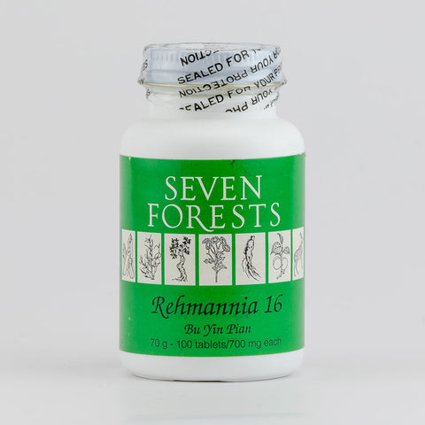 Seven Forests Rehmannia 16 700mg 100 Tabs