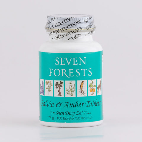 Seven Forests Salvia & Amber Tablets 750mg 100 Tabs