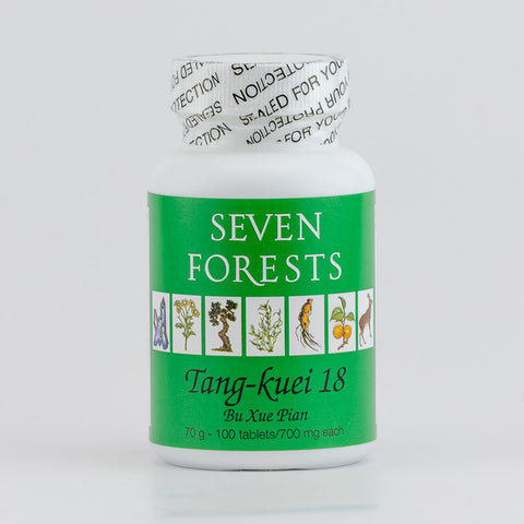 Seven Forests Tang-kuei 18 700mg 100 Tabs